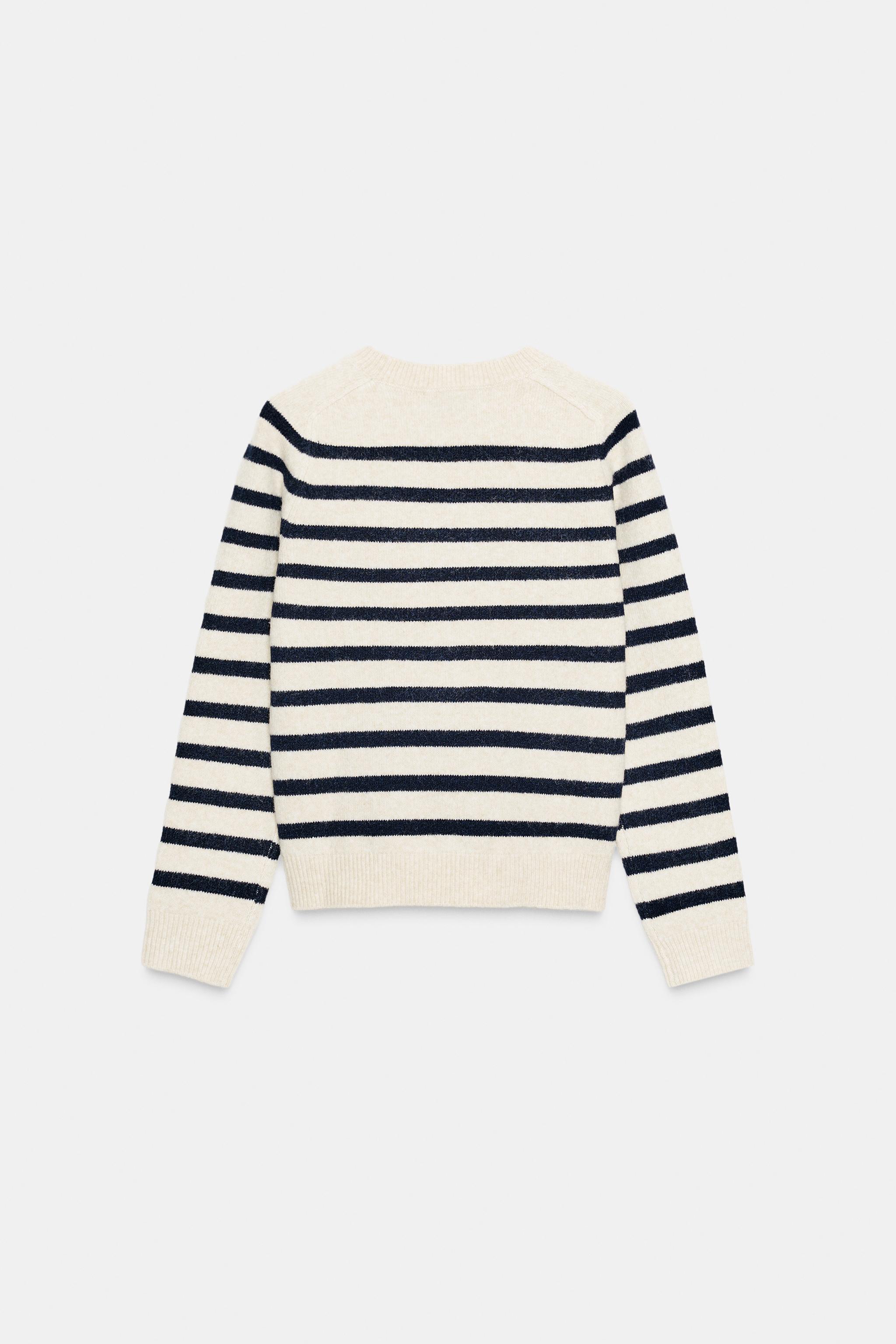 STRIPED KNIT JUMPER